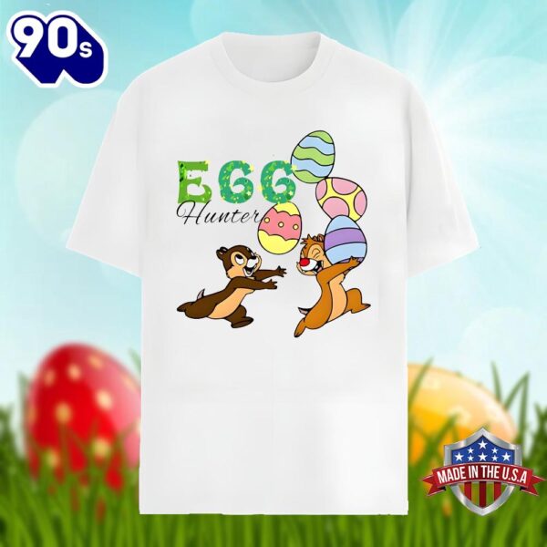 Chip And Dale Hug Egg Easter Day Funny Shirt