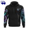 Choose To Keep Going Cross Smoke Butterfly Ribbons 3D Hoodie