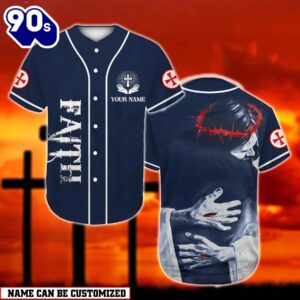 Christ Hugs Faith Custom Baseball…