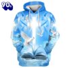 Christian Cross,  Bible And Dove 3D Hoodies