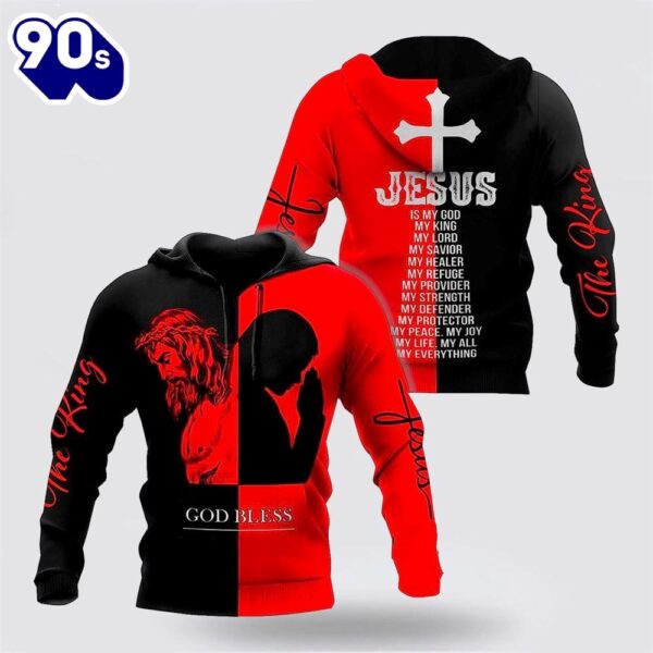 Christian Jesus God Bless 3D Hoodies For Women Men