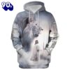 Christian Jesus Lion Faith Over Fear Hoodie For