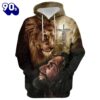 Christian Jesus Lion Hoodie For