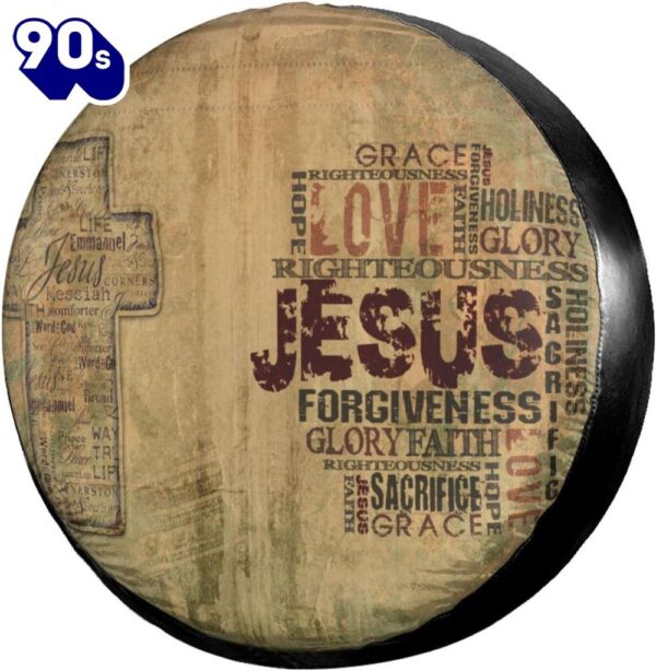 Christian Religious Bible Verse Jesus Tire cover – Christian Tire Cover Car Decor