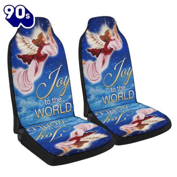 Christmas Angel Joy To The World Seat Cover Cars  Gift For Christmas