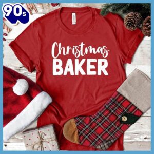 – Christmas 2024 Shirt Christmas Baker T-Shirt – Christmas 2024 Shirt