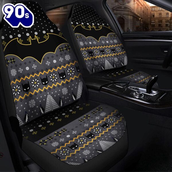 Christmas Batman Premium Custom Car Seat Covers Decor Protectors Gift Xmas