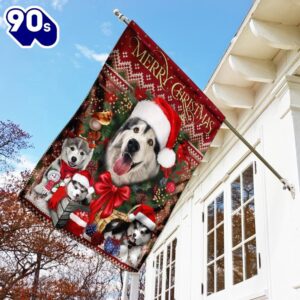 Christmas Begins With Husky Flag…