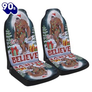 Christmas Bigfoot Believe Seat Cover…