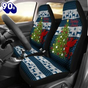 Christmas Car Seat Covers Dragon And Christmas Tree  Gift Xmas