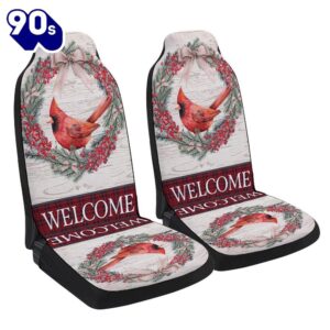 Christmas Cardinal Welcome Seat Cover…