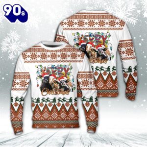 Christmas Cow Mooey Christmas Sweater