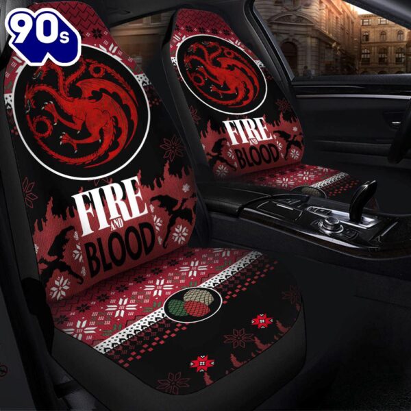 Christmas Game Of Thrones Targaryen Christmas Premium Custom Car Seat Covers Decor Protectors Gift Xmas