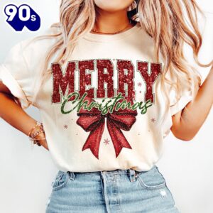 Christmas Glitter, Merry Christmas shirt