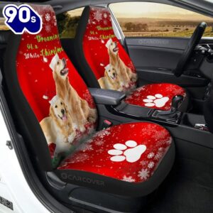 Christmas Golden Retrievers Car Seat…