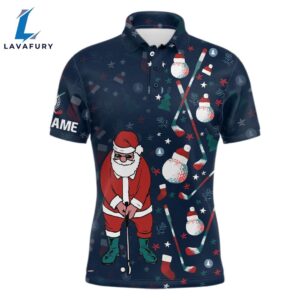 Christmas Golf Pattern Navy Mens…