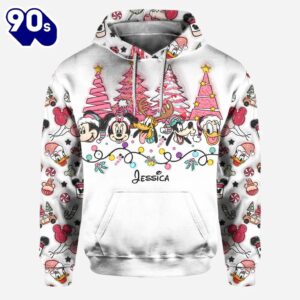 Christmas Is Coming To Mousetown - Personalized Mickey Mouse Hoodie and Leggings