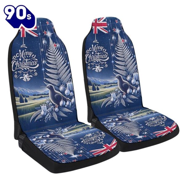 Christmas Kiwi Birds Silver Fern New Zealand Seat Cover Cars  Gift For Christmas