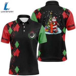 Christmas Mens Golf Polo Shirt…