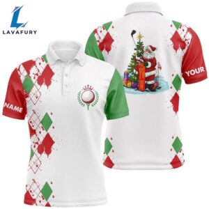 Christmas Mens Golf Polo Shirt…