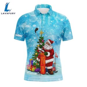 Christmas Mens Golf Polo Shirts…