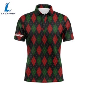 Christmas Plaid Argyle Pattern Men…