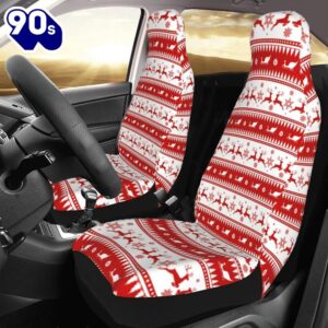 Christmas Reindeer Stripes Car Seat…