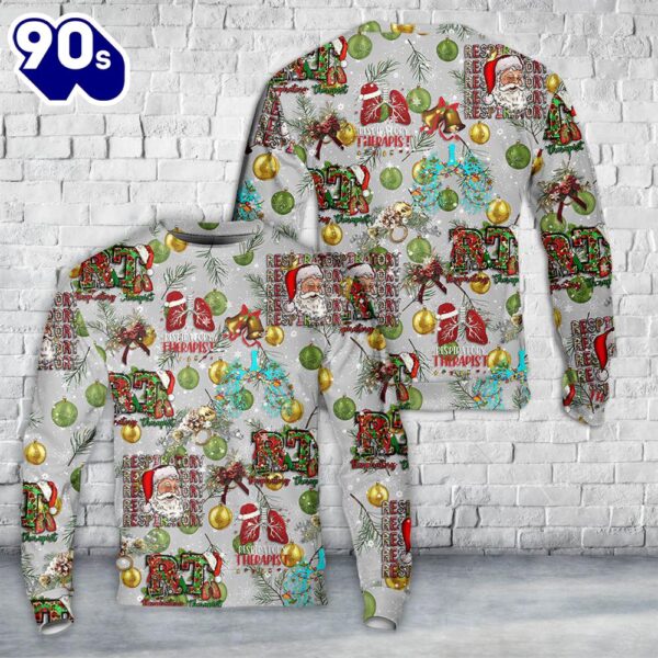 Christmas Respiratory Therapist Sweater