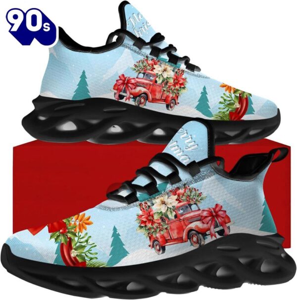 Christmas Running Shoes, Merry Christmas Car Max Soul Shoes