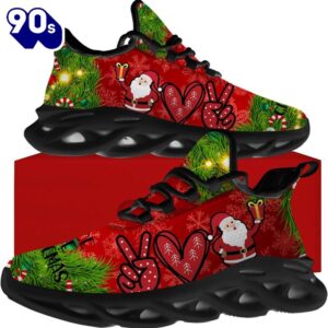 Christmas Running Shoes, Santa Feace…