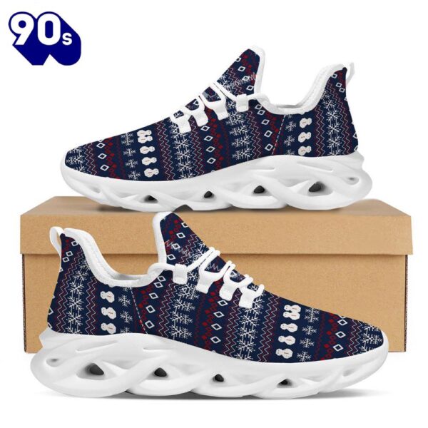 Christmas Scandinavian Print Pattern White Max Soul Shoes