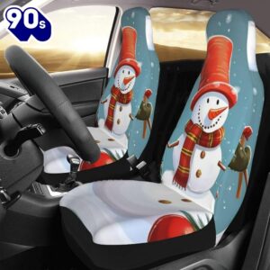 Christmas Snowman Print Car Seat…