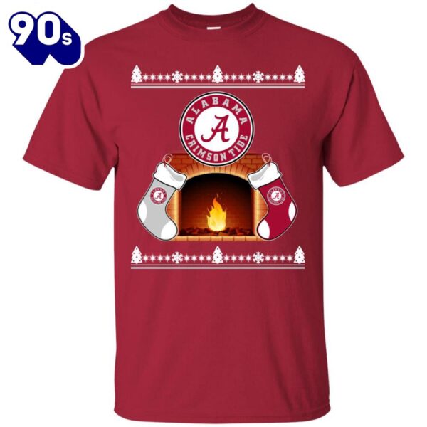 Christmas Stove Socks Alabama Crimson Tide T Shirts