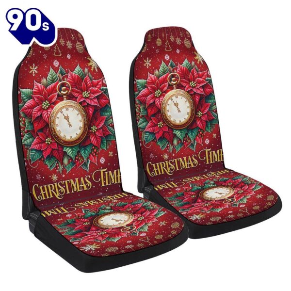 Christmas Time The Most Wonderful Time Of The Year Seat Cover Cars Gift Xmas