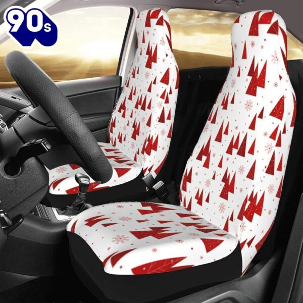 Christmas Trees Car Seat Covers Vehicle Front Seat Coverss  Gift Xmas