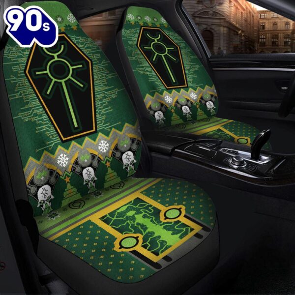 Christmas Warhammer 40k Christmas Green Premium Custom Car Seat Covers Decor Protectors Gift Xmas