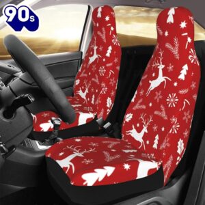 Christmas White Reindeer Car Seat…