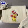 Christmas Winnie The Pooh Embroidered Sweatshirt Gift Christmas