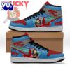 Gift Summer Chucky Wanna Play Nike Logo Blue Design Air Jodan 1 High Top