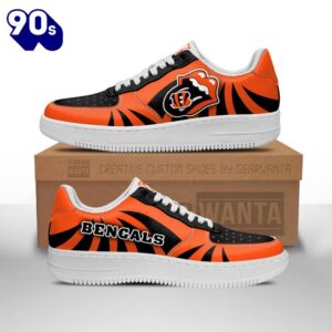 Cincinnati Bengals Air Sneakers Custom…