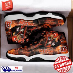 Cincinnati Bengals Brandon Wilson Air Jordan 11 Shoes For Men Women