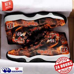 Cincinnati Bengals Drew Sample Air Jordan 11 Shoes For Men Women