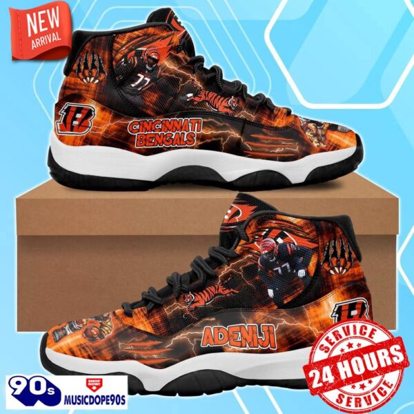 Cincinnati Bengals Hakeem Adeniji Air Jordan 11 Shoes For Men Women