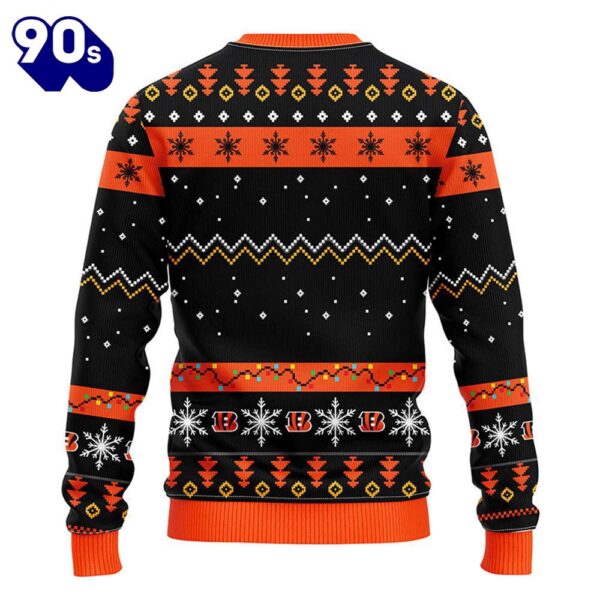 Cincinnati Bengals HoHoHo Mickey Christmas Ugly Sweater  Gift Christmas