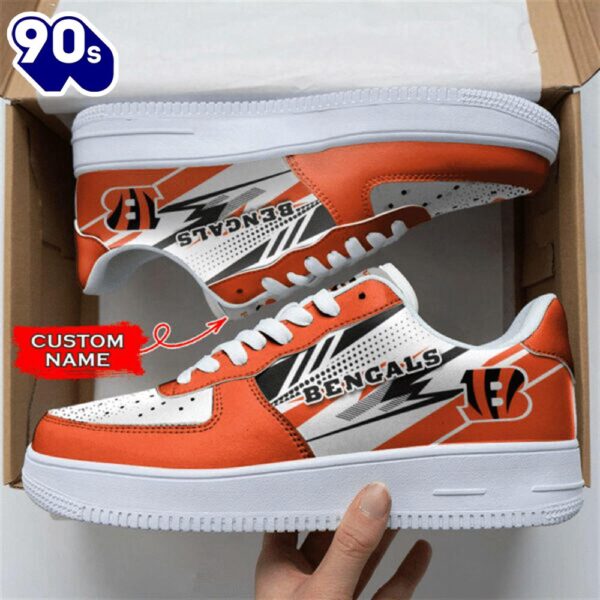 Cincinnati Bengals NFL Personalized Air Force 1 Shoes