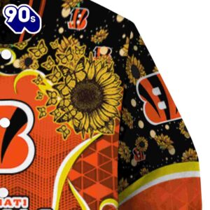 Cincinnati Bengals Sunflower Bloom Orange Yellow Jacket