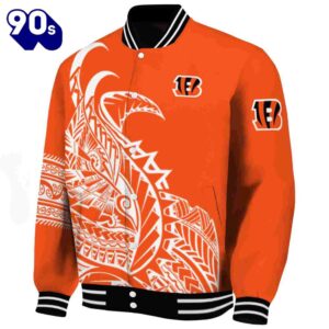 Cincinnati Bengals Tribal Art Orange…