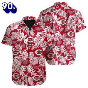 Cincinnati Reds Hawaiian Button Up…