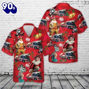 City Of Napa Fire Department, California Christmas Hawaiian Shirt