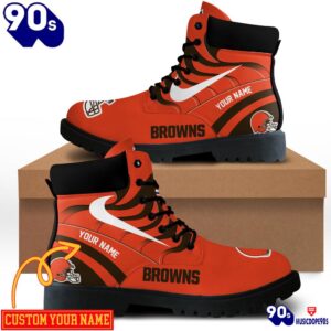 Cleveland Browns Custom Boots Shoes…